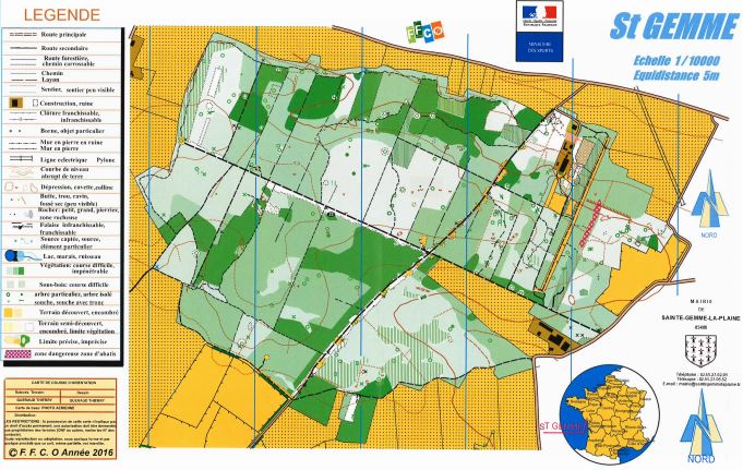 180813-CARTE ACTUALISEE - FORET - COURSE D ORIENTATION