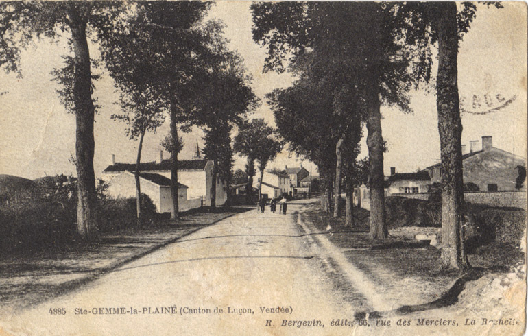 carte-ancienne-66-rue-des-merciers-ste-gemme-la-plaine