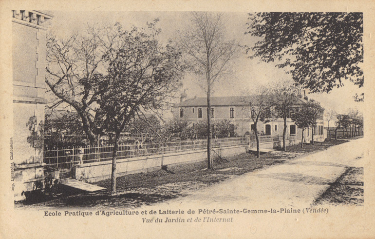 carte-postale-ste-gemme-la-plaine-vu-ecole