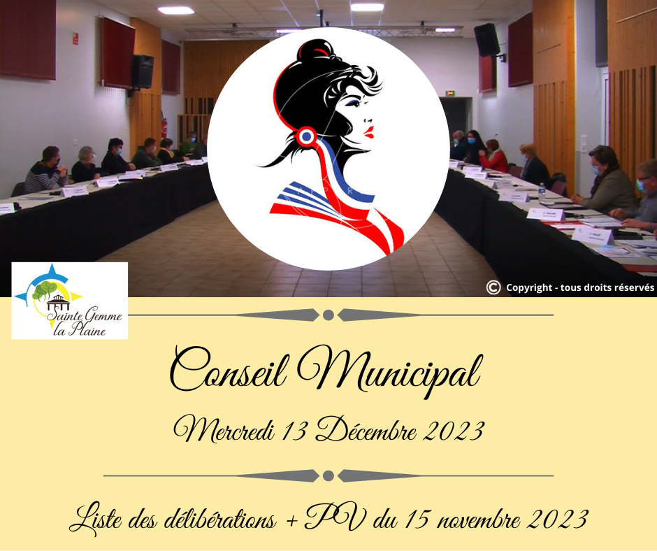 Conseil Municipal