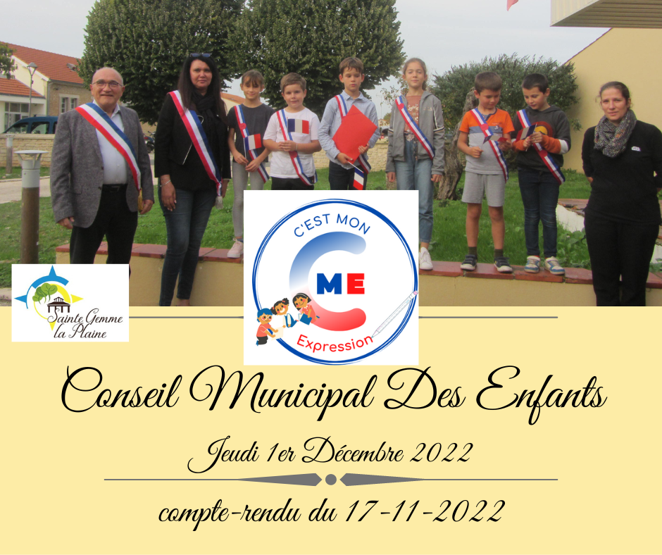 Conseil Municipal des Enfants
