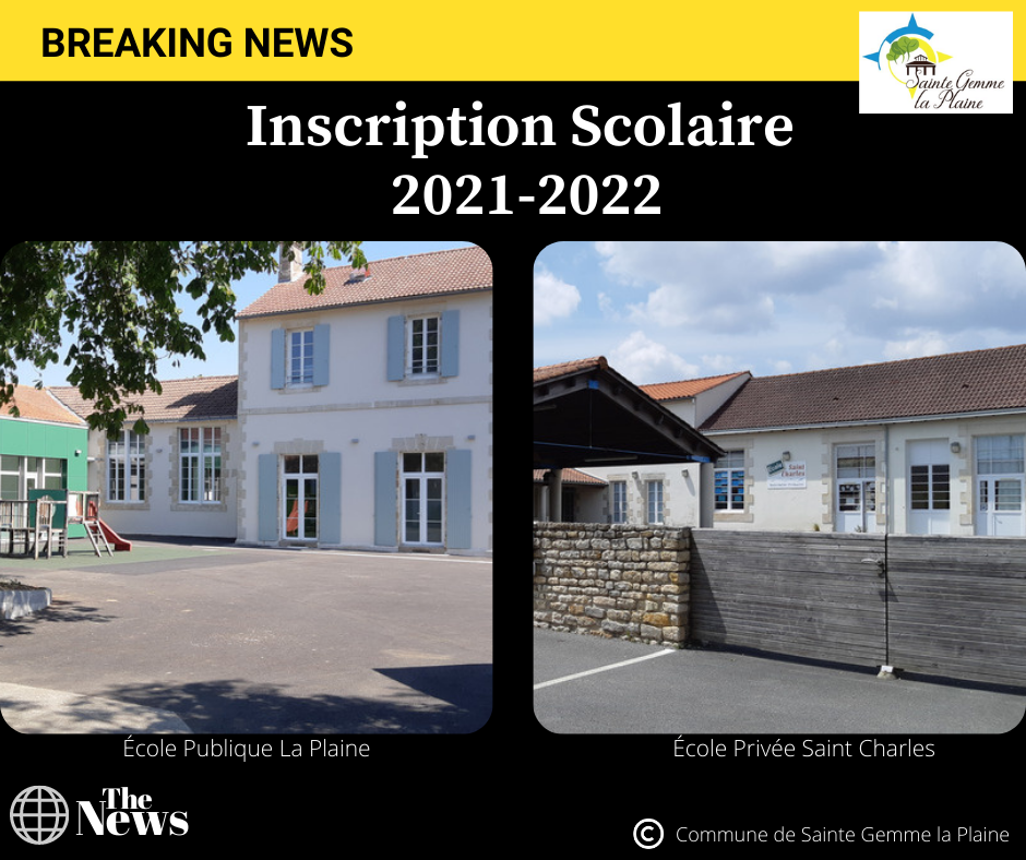 Inscription écoles 21-22