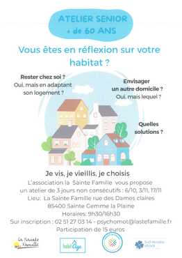 Atelier Senior + 60ans