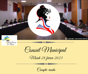 Conseil Municipal - Compte rendu